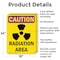 Signmission Radiation & Laser Sign, 24 in H x 18 in W, Aluminum, Rectangle OS-2PACK-CR-A-1824-V-10255 - alternate 6